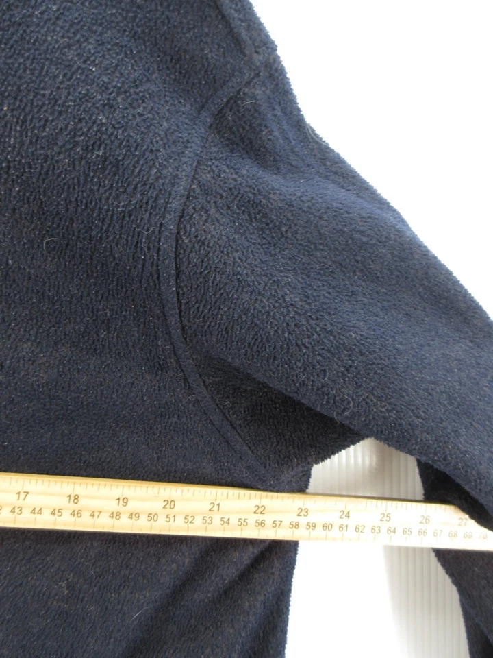 Chaqueta de viaje Smith vintage para mujer pequeña azul polar abrigo de lona con capucha Foto 4 de 4