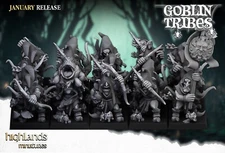 20 Swamp Goblin with Bows - Highlands Miniatures 28mm