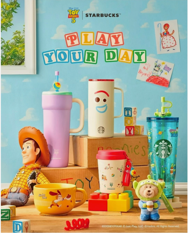 Starbucks Korea Toy Story 5 Tumbler Mug Cup Woody Buzz Korea