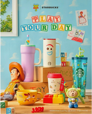 Starbucks Korea Toy Story 5 Tumbler Mug Cup Woody Buzz Korea