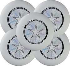 Discraft Ultimate Frisbee Player's Set   Five UltraStars Discs  White