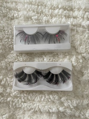 Packung mit 2 Paar falschen Wimpern