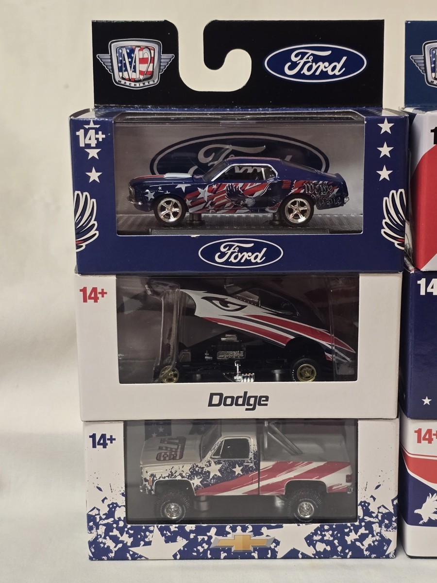 2025 M2 Machines 4th Of July Set of 6 Pieces Walmart