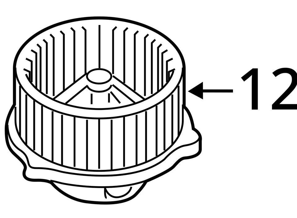 Motor de soplador compatible con 12-17 ACCENT 439161 Foto 4 de 4