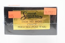 HO Scale Bachmann Spectrum #89245 Coach PRR Pennsylvania Railroad #3816 Post War