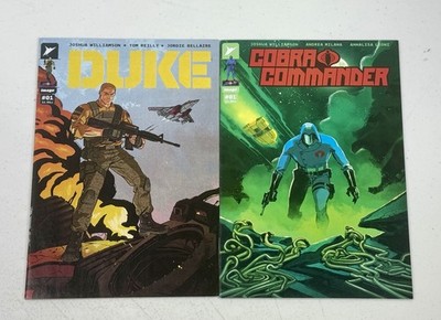 [2 PACK] Cobra Commander #1 Andrea Milana Duke #1 Cover A Tom Reilly-GI JOE