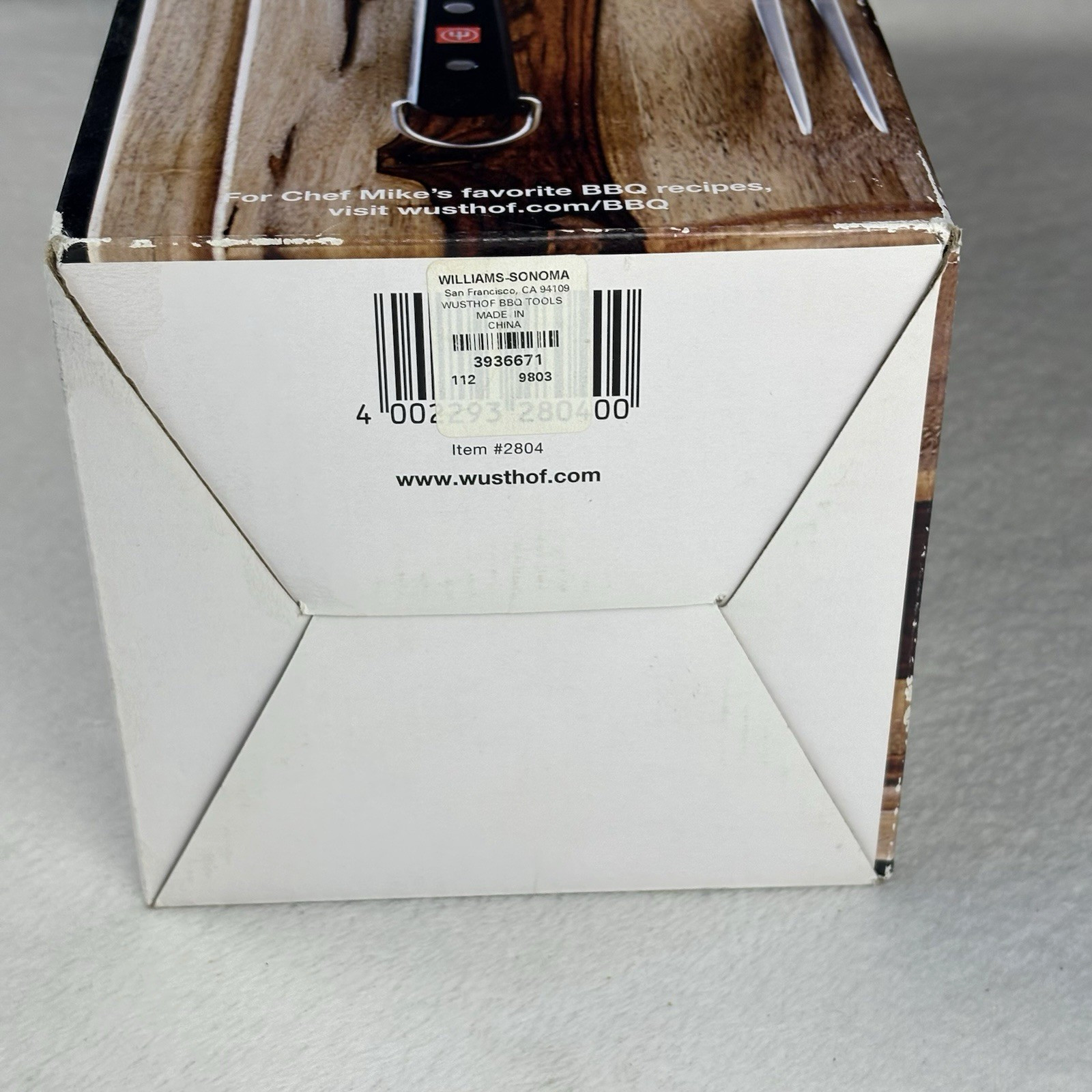 NEW & SEALED! Wusthof WÜSTHOF BBQ Tool Set (Turner + Fork + Brush & Tongs) NIB!