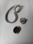 Women's Ladies Silver Antique Vintage Wrist Watch 17 J Timex