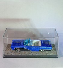 Hot Wheels 164 1964 Lincoln Continental Convertible Blue Wpremium Real Riders