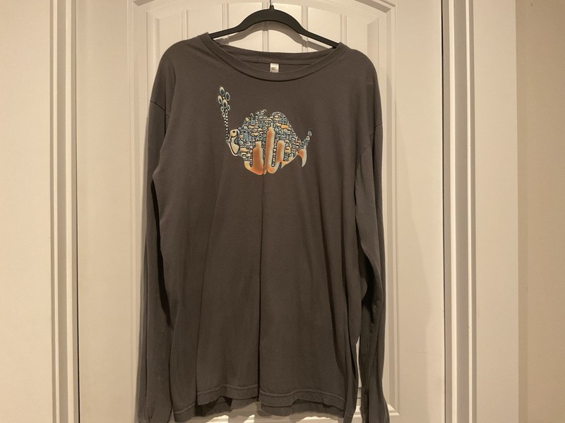 Fish 2018 FALL TOUR Long Sleeve T-shirt Size XL used In Good Condition