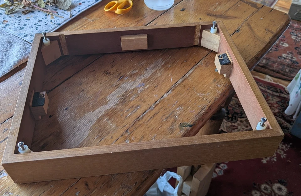 ZÓCALO THORENS TD 166 - BUEN ESTADO - SIN BISAGRAS NI PLACA INFERIOR NI PIES Foto 2 de 4