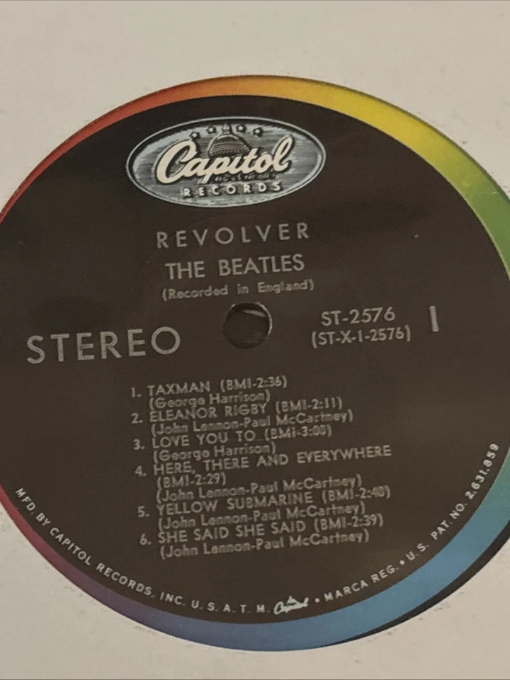 St-2576 The Beatles Revolver LP-mint Vinyl Capitol Rainbow-Mint Cover Lbl IAM sc - Image 2 of 3