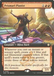 Prismari Pianist (Extended Art) #82 Commander: Secrets of Strixhaven