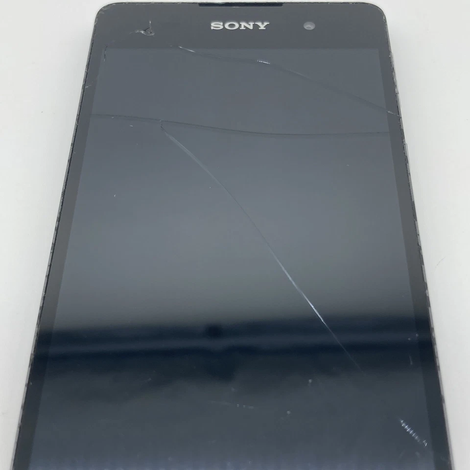 Sony Xperia E5 16GB Schwarz Displaybruch 4G LTE 13MP QuadCore 1,3GHz Smartphone - Bild 3 von 4