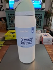 OWALA FreeSip 40 oz Insulated Stainless Steel Water Bottl  Iced Breeze Leakproof