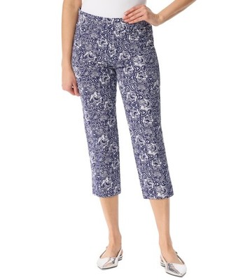 Gloria Vanderbilt Women's Shape Effect Pull-On Capri Pants Blue Size 12