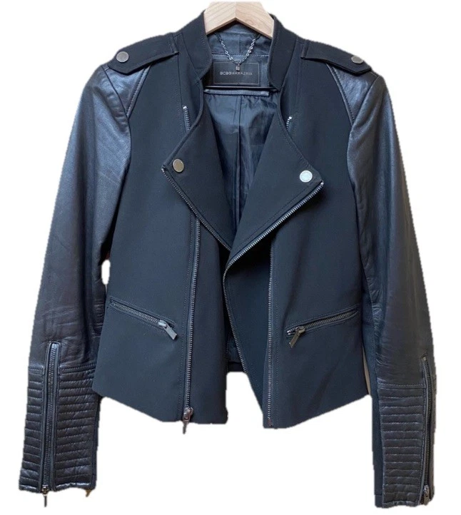 BCBGMAXAZRIA Leather Outer Shell Coats, Jackets & Vests for Women