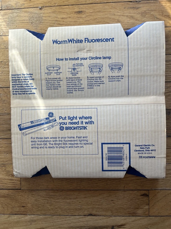 GE 12” Circline Fluorescent 32 Watt Bulbs T9 Warm White Case Of 12 - Image 2 of 2