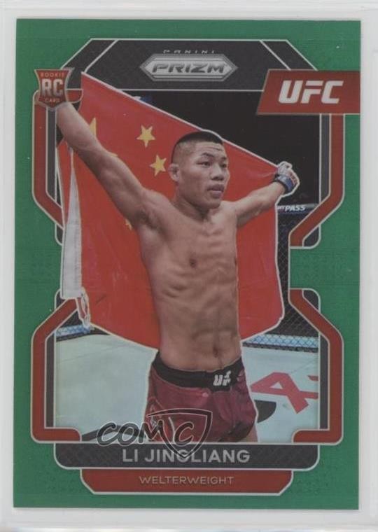 2022 Panini Prizm UFC Green Prizm Li Jingliang #118 7i6