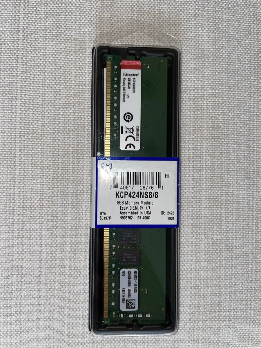 Kingston PC4-19200 (DDR4-2400) Bus Speed DDR4 SDRAM Memory (RAM