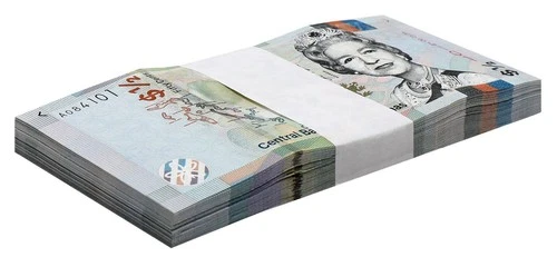 Bahamas 1/2 Dollar, 2019, P-A77, UNC X 100 PCS Bundle Pack