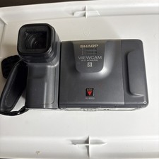 Sharp Viewcam VL-E600U 8mm Video8   LCD - Battery  Battery Charger