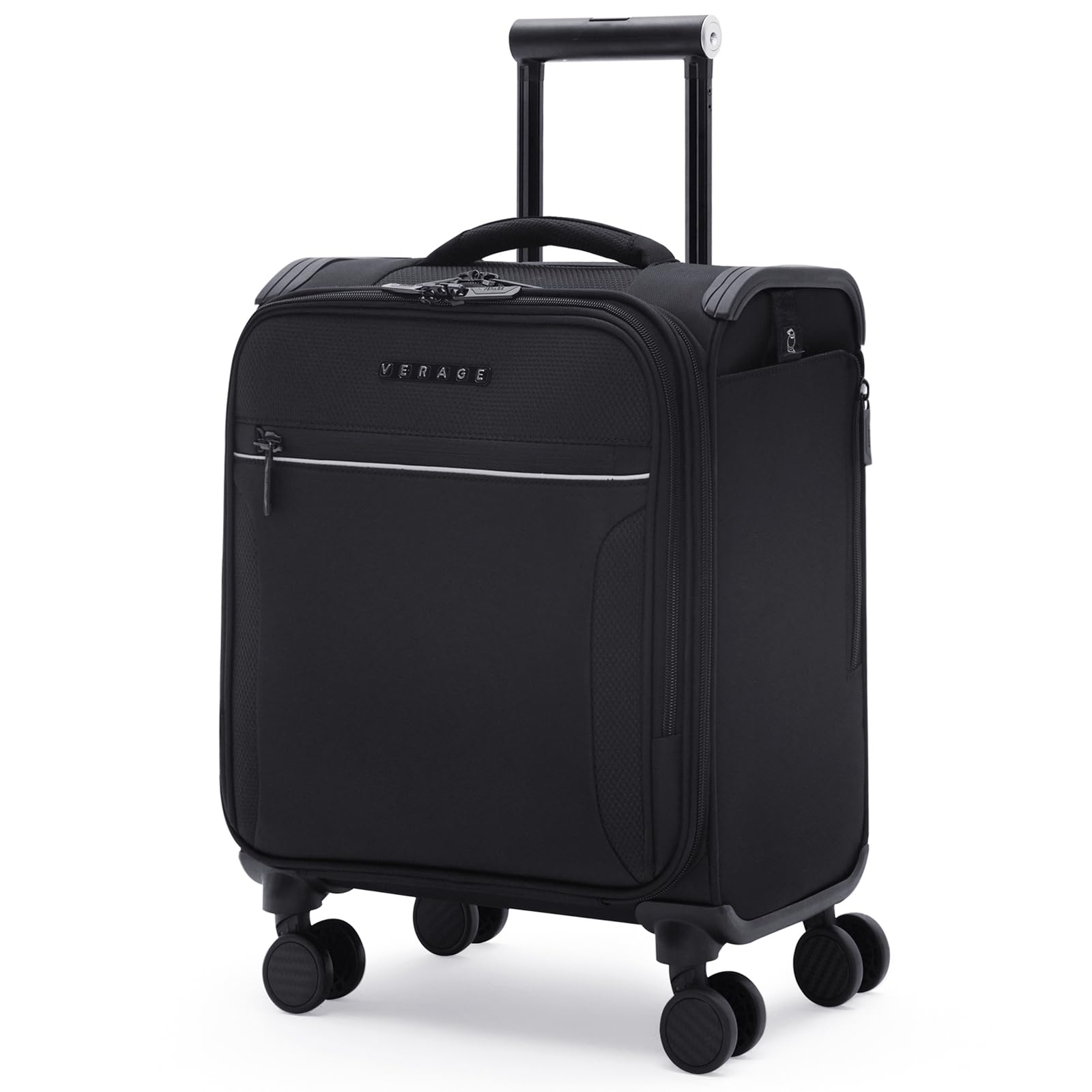 Toledo Carry On Luggage 15-Inch Softside Suitcase with Spinner Wheel (15-Inch...-image