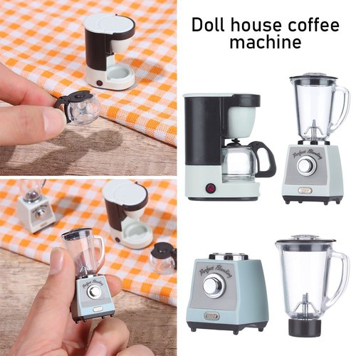 maschine 1:12 Küchenmöbel Puppenhaus-Miniatur zubehör Kaffeekanne