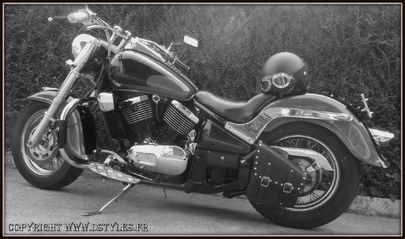 Torba boczna skórzana z wtyczką - Do Harley Softail Fatboy 800 VN Wildstar Oferty standardowe