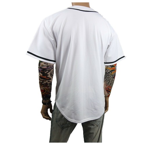 Mens Baseball Jersey Raglan Stripe Sports Uniform Team Hipster Tee Casual S-3X - 第 106/155 張圖片