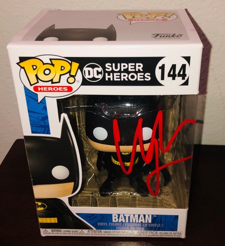Christian Bale Batman The Dark Knight Bruce Wayne #144 Signed Funko Pop PSA RARE - 第 1/2 張圖片