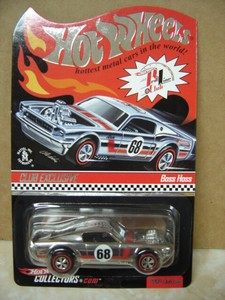 2008 HOT WHEELS RLC CLUB MEMBER CAR BOSS HOSS CHROME RED ...