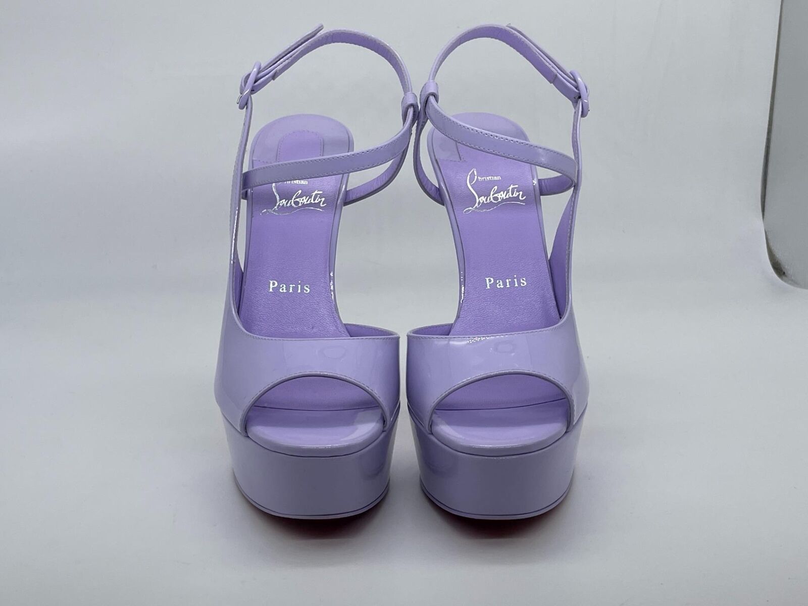 Christian Louboutin SO JENLOVE ALTA 150 Patent Heels Pumps Shoes 