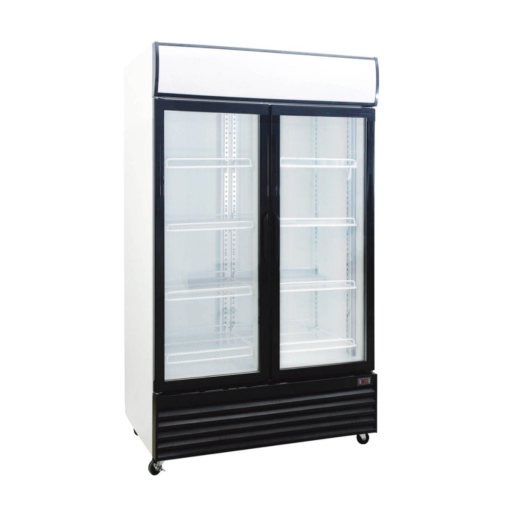 Procool CSD1000 2 Door Display Beverage Cooler Merchandiser