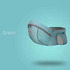 Green 1 Ergonomic Baby Carrier Portable Infant Kid Hip Seat Waist Stool Sling