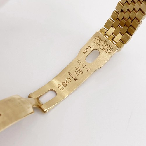 Rolex Oyster Perpetual 26mm 18k Yellow Gold Diamond Bezel Ladies Watch 67198 - Picture 8 of 8