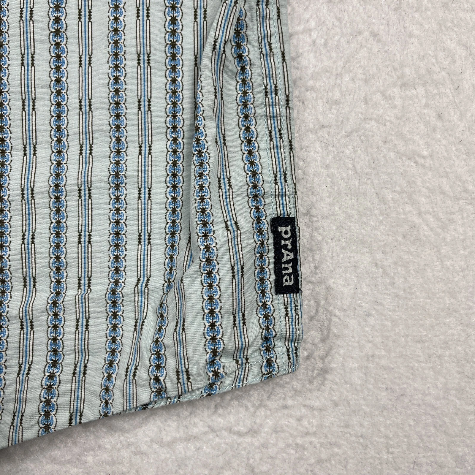 prana short sleeve organic casual outdoors pockets hiking shirt
