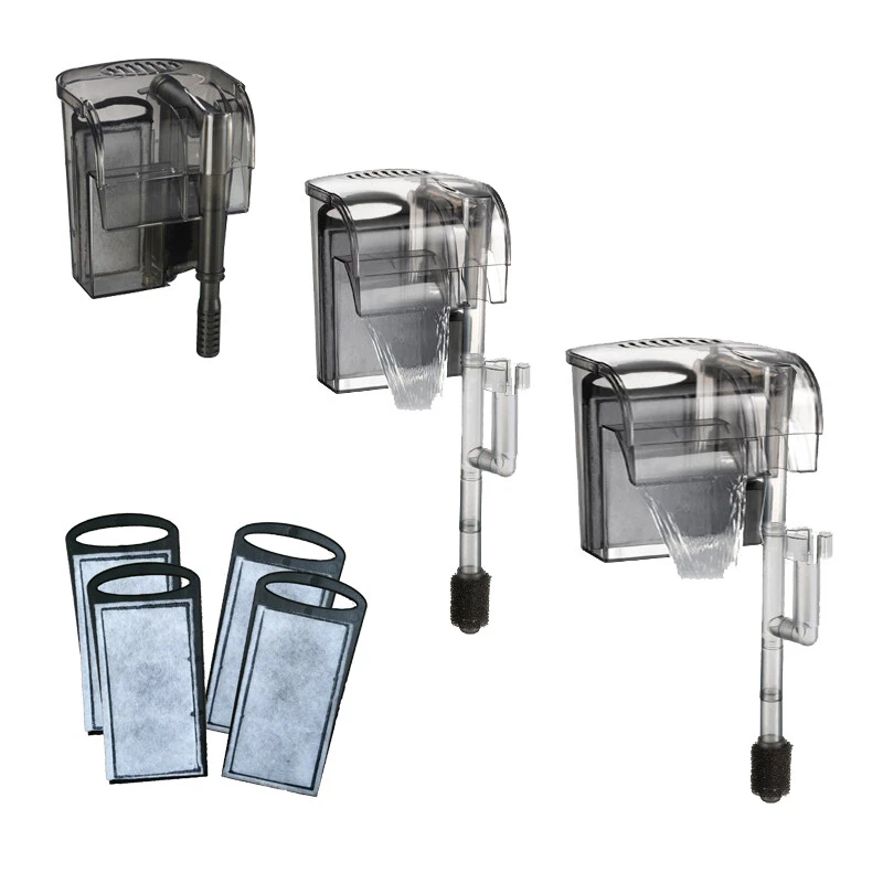 Hidom Hang On Back Filter for Fish Tank Aquarium External Waterfall - 3 Sizes