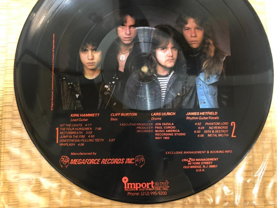 メタリカ ピクチャーレコード　キルエムオール Metallica / Kill Em All Picture Disc Vinyl LP US 1983