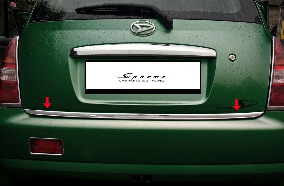 Moldura cromada para DAIHATSU Trevis - 3M moldura trasera protección de bordes tuning - Imagen 2 de 4