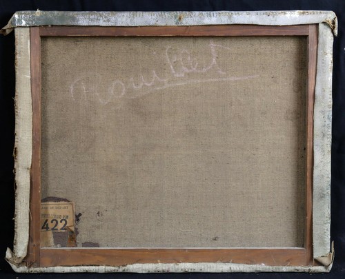 Ecole Française Début XXe Vue présumée du Château des Ducs de Duras Bordeaux - Photo 4/7