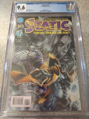 Static 43 CGC 9.6 White Pages 1997 DC/Milestone SCARCE