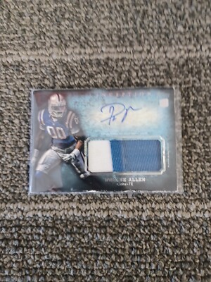 2012 Topps Inception Dwayne Allen Jersey/ Autographed Card Colts