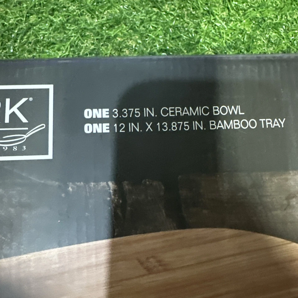 Denmark Ceramic And Bamboo Serving Set - Image 4 of 4