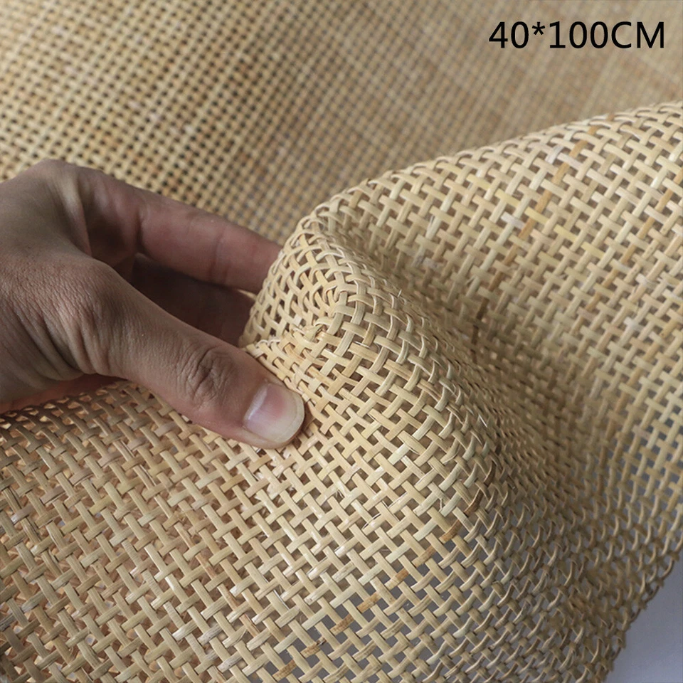 Natural Rattan Cane Webbing Woven Chair Repair Cabinet Furniture Supplies Rattan - image 3 of 4