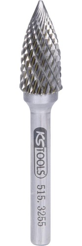 KS Tools 515.3242 Fraise HM Forme C Ø 6 Mm Longueur 61 Mm - Qualité Professionnelle