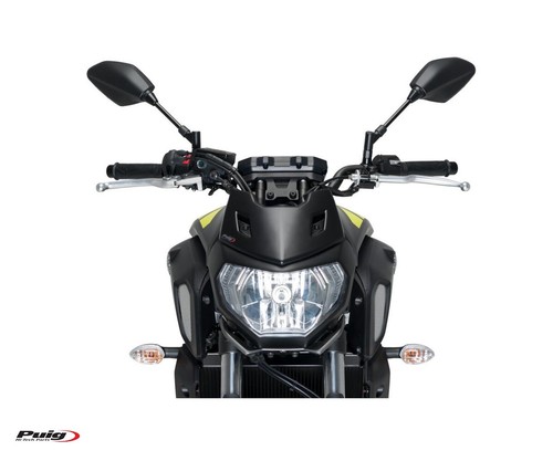 PARABRISAS PUIG NEW GENERATION MattBlack SPORT PLUS YAMAHA MT-07 2018 - Imagen 3 de 4