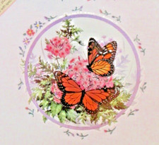Vintage Full Color Iron-On BUTTERFLY Fashion Transfer  New in Original Package