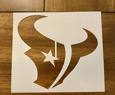 Houston Texans Logo 10 MIL Laser Cut Mylar Stencil Painting Art Supplies