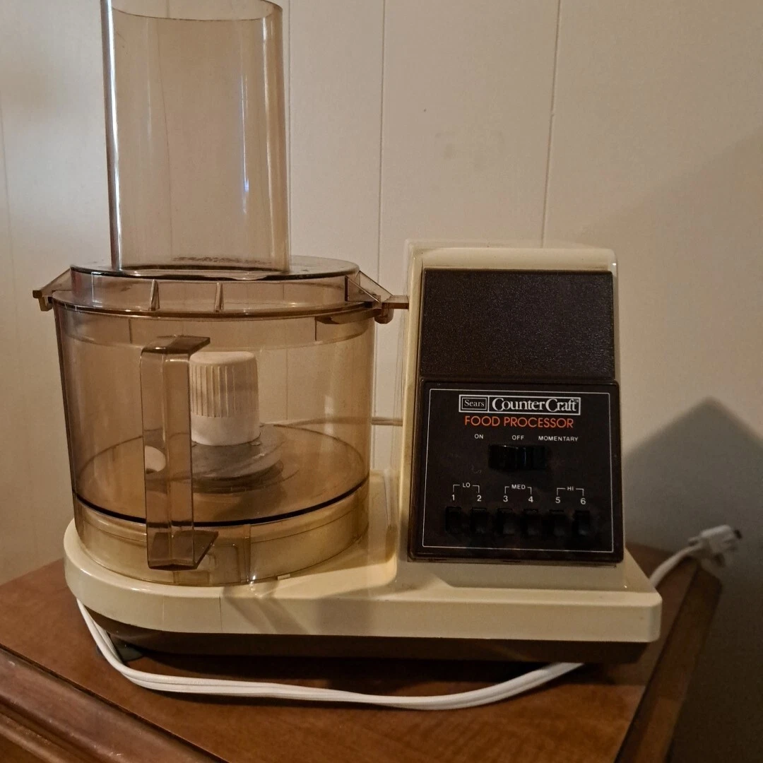 Vintage Sears Counter Craft Food Processor Model 400.693000
Opens in a new window or tab